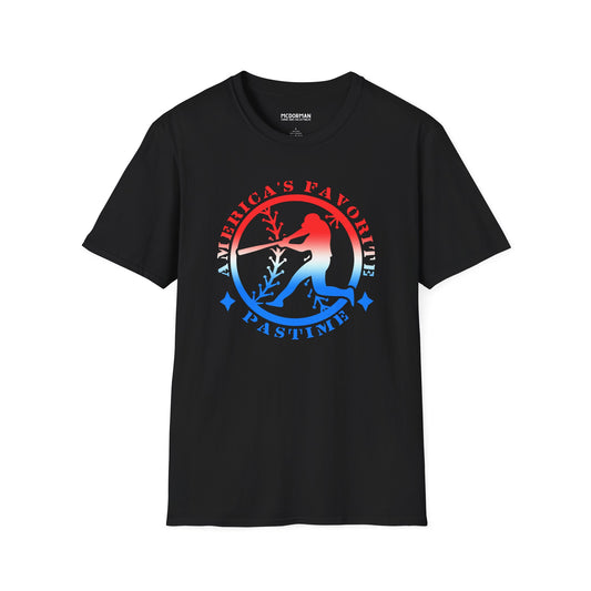 America's Favorite Pastime Super Soft Unisex Baseball Graphic Tee